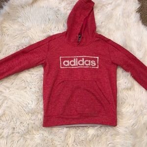 Pink adidas hoodie
